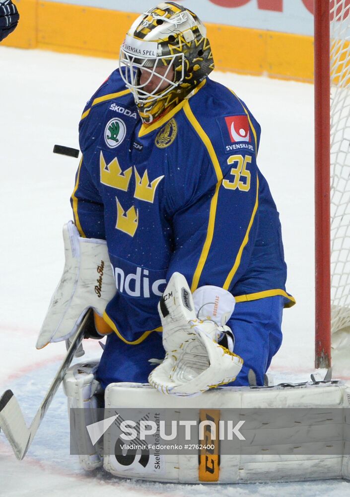 Ice hockey. Channel One Cup. Sweden vs. Czech Republic