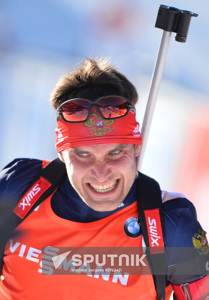 World Cup Biathlon 3. Men's pursuit