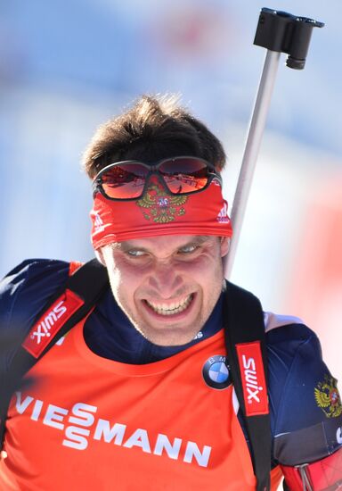 World Cup Biathlon 3. Men's pursuit