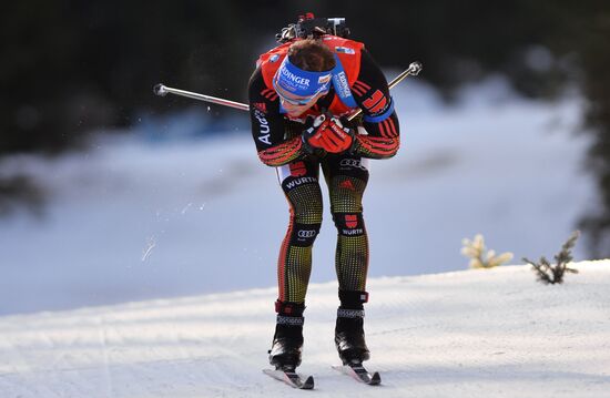 World Cup Biathlon 3. Men's pursuit