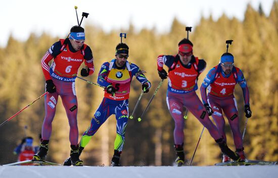 World Cup Biathlon 3. Men's pursuit