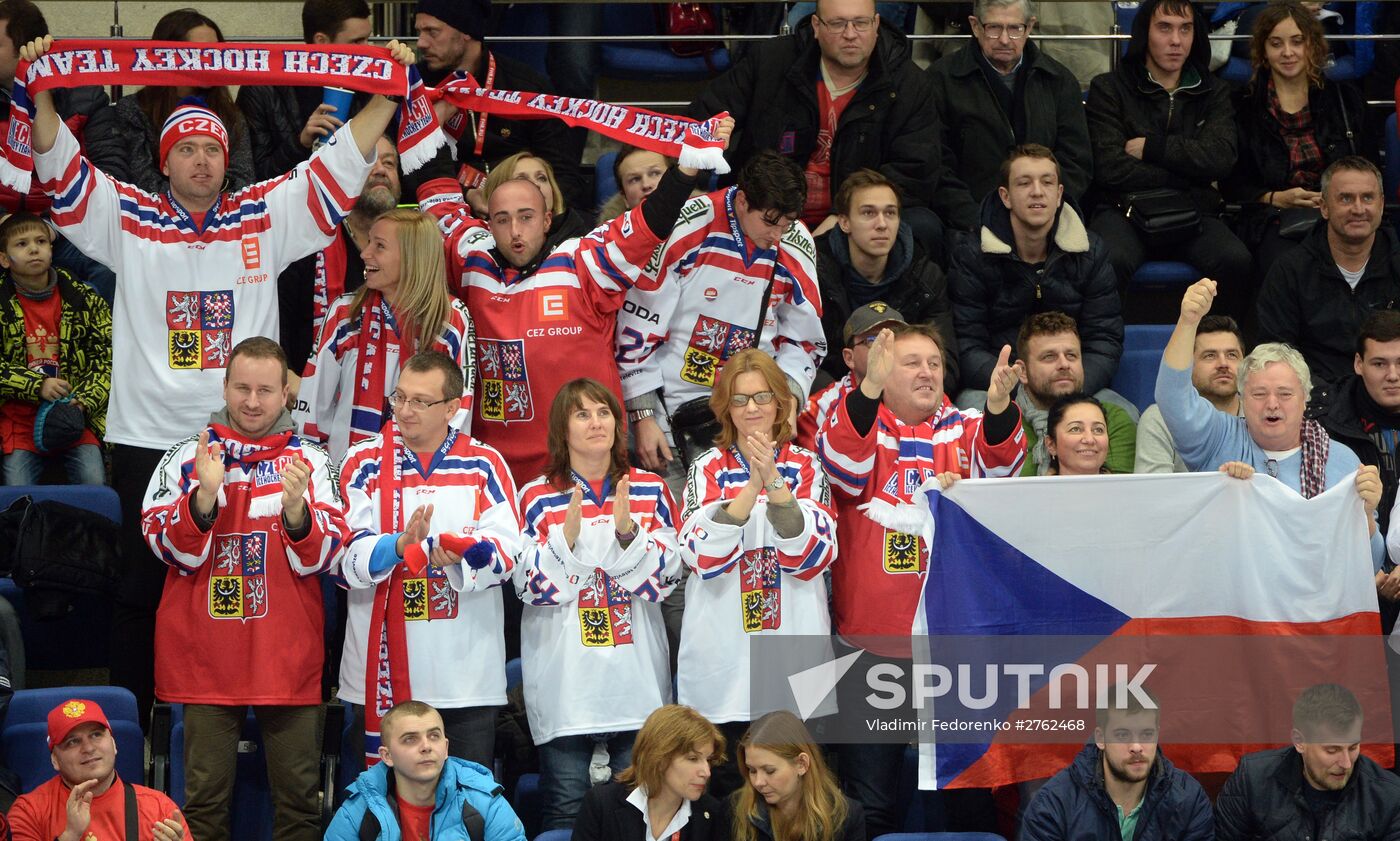 Ice Hockey. Channel One Cup. Sweden vs. Czech Republic