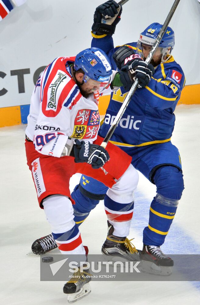 Ice Hockey. Channel One Cup. Sweden vs. Czech Republic