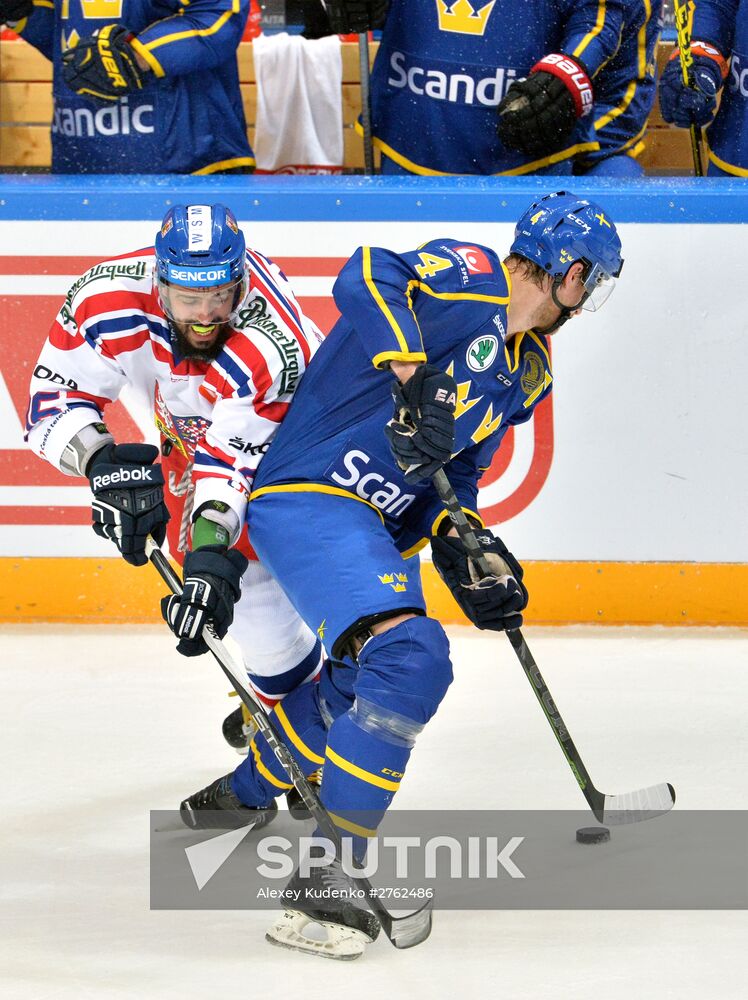 Ice Hockey. Channel One Cup. Sweden vs. Czech Republic