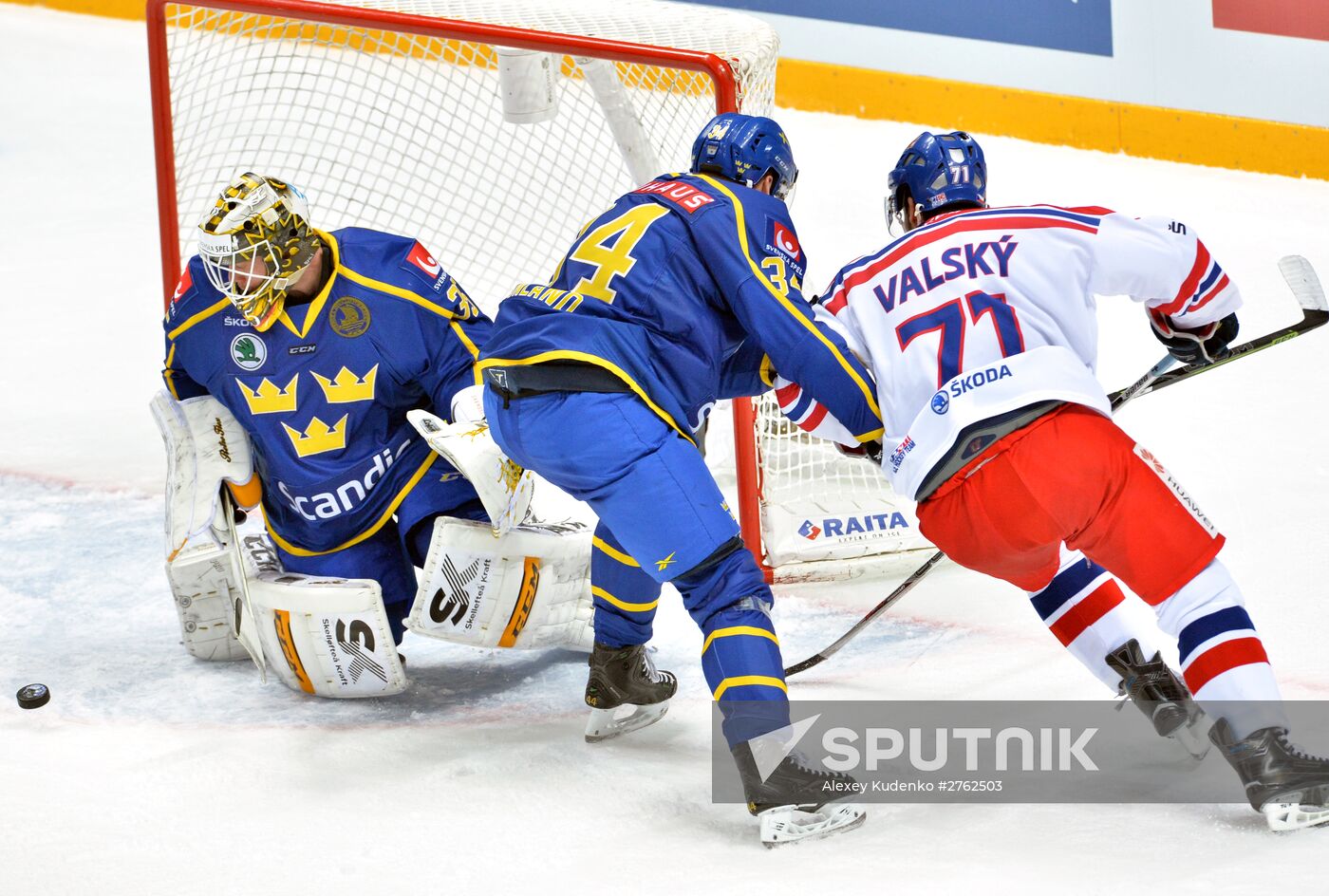 Ice Hockey. Channel One Cup. Sweden vs. Czech Republic