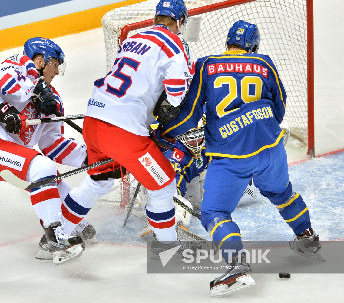 Ice Hockey. Channel One Cup. Sweden vs. Czech Republic