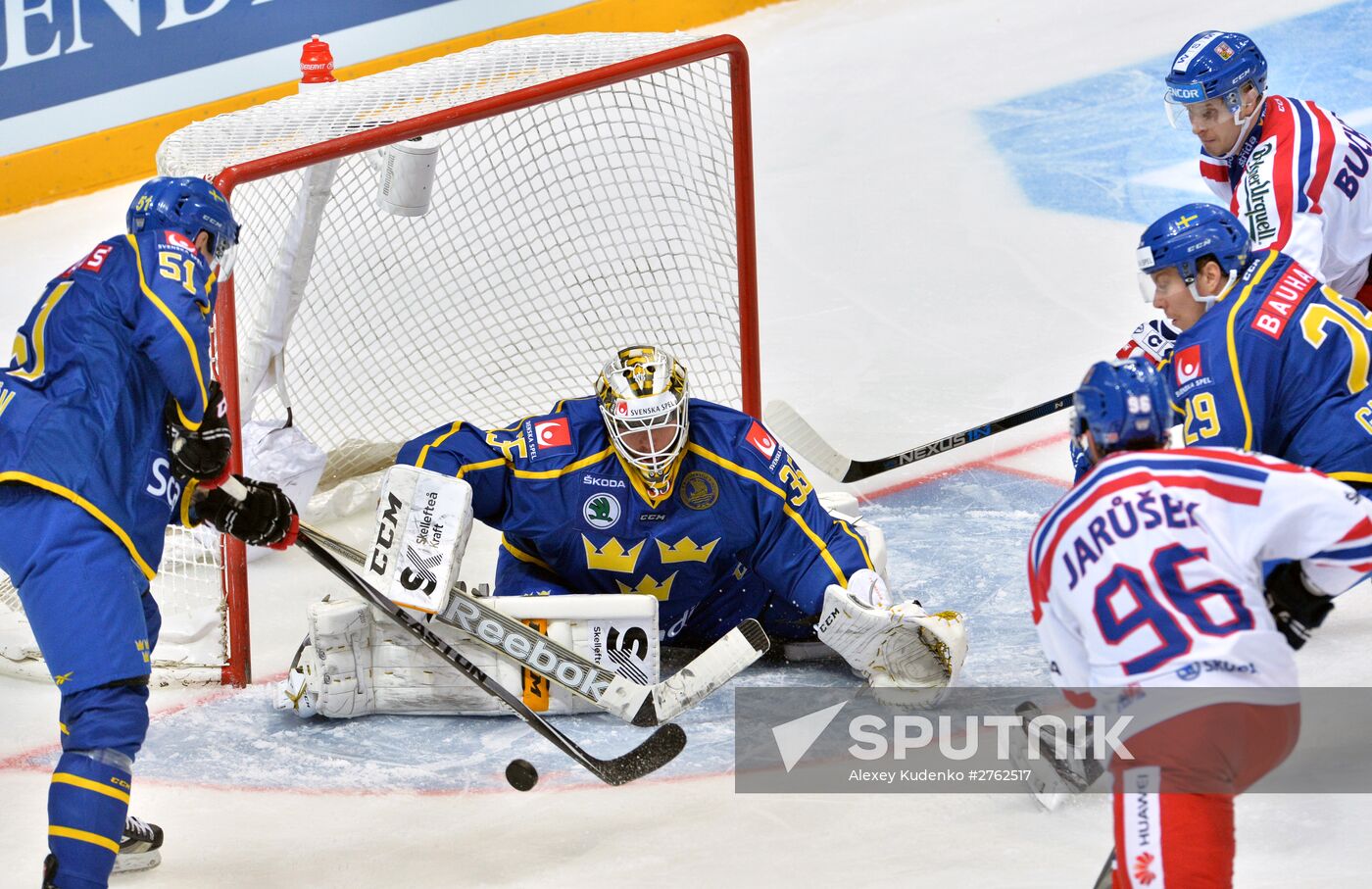 Ice Hockey. Channel One Cup. Sweden vs. Czech Republic