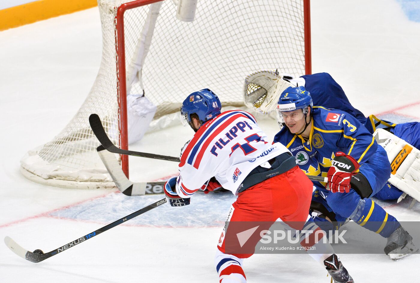 Ice Hockey. Channel One Cup. Sweden vs. Czech Republic