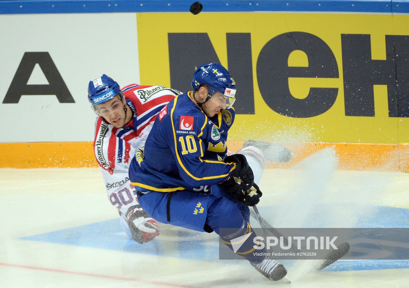 Ice Hockey. Channel One Cup. Sweden vs. Czech Republic