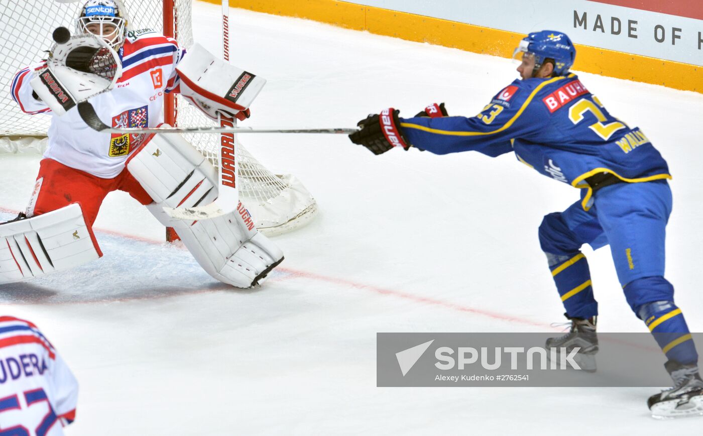 Ice Hockey. Channel One Cup. Sweden vs. Czech Republic