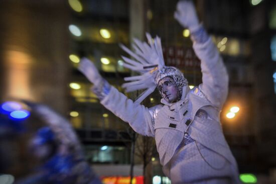 Winter days of street theaters