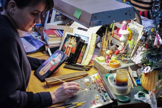 Fedoskino Factory of Miniature Painting in Moscow Region