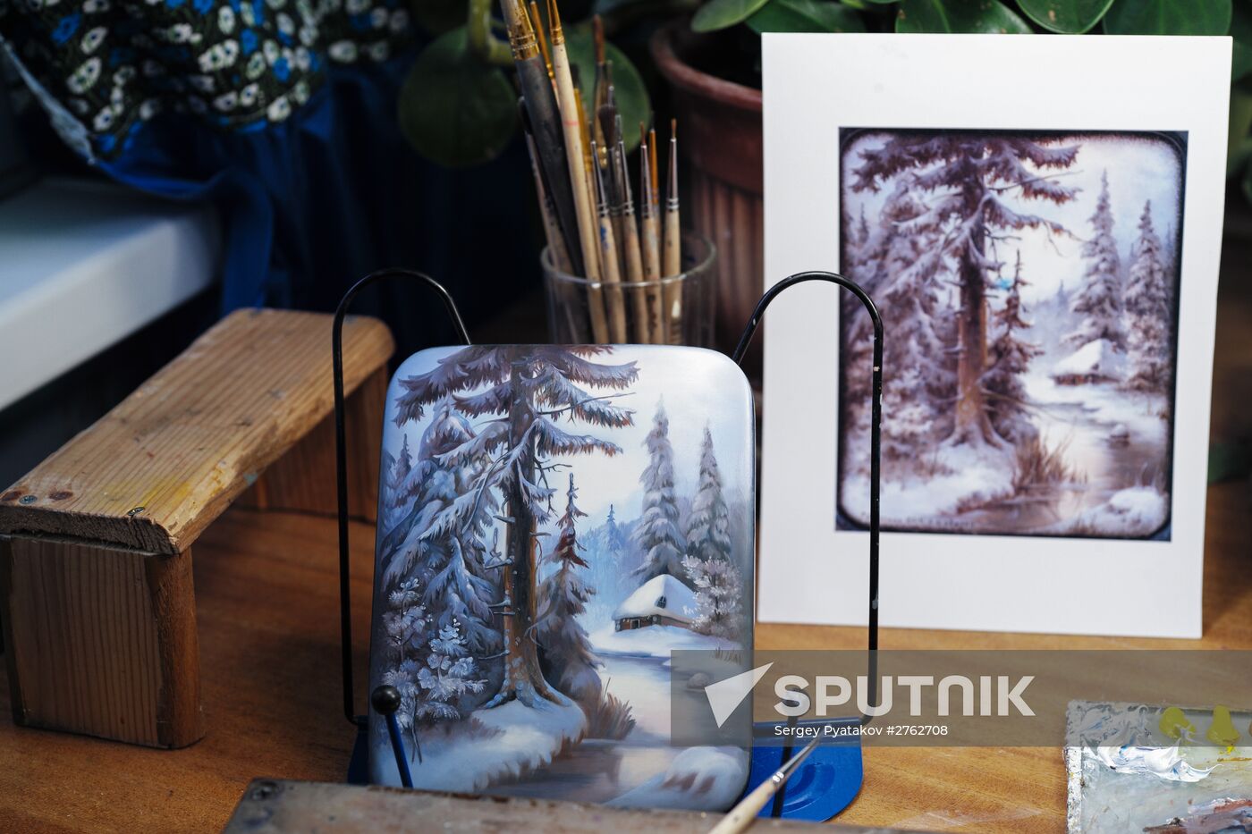 Fedoskino Factory of Miniature Painting in Moscow Region