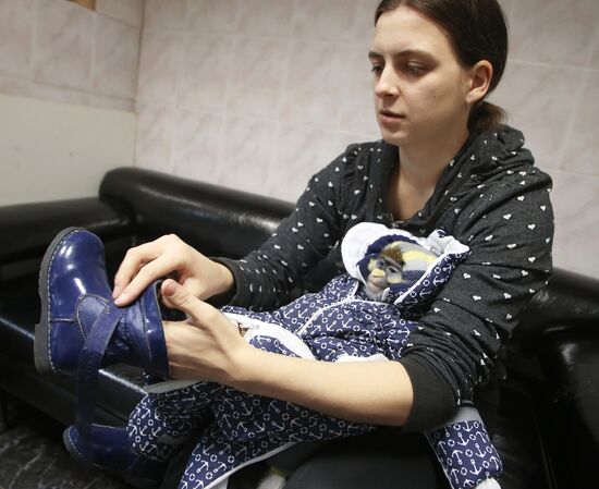 Monkey Yuppi lives in Moscow family