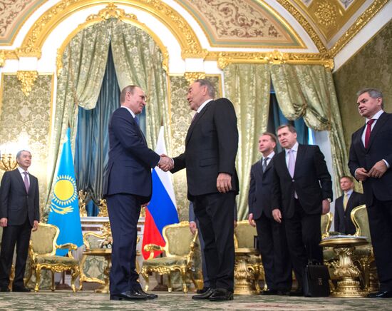 Russian President Vladimir Putin participates in CSTO and Supreme Eurasian Economic Council summits in Moscow