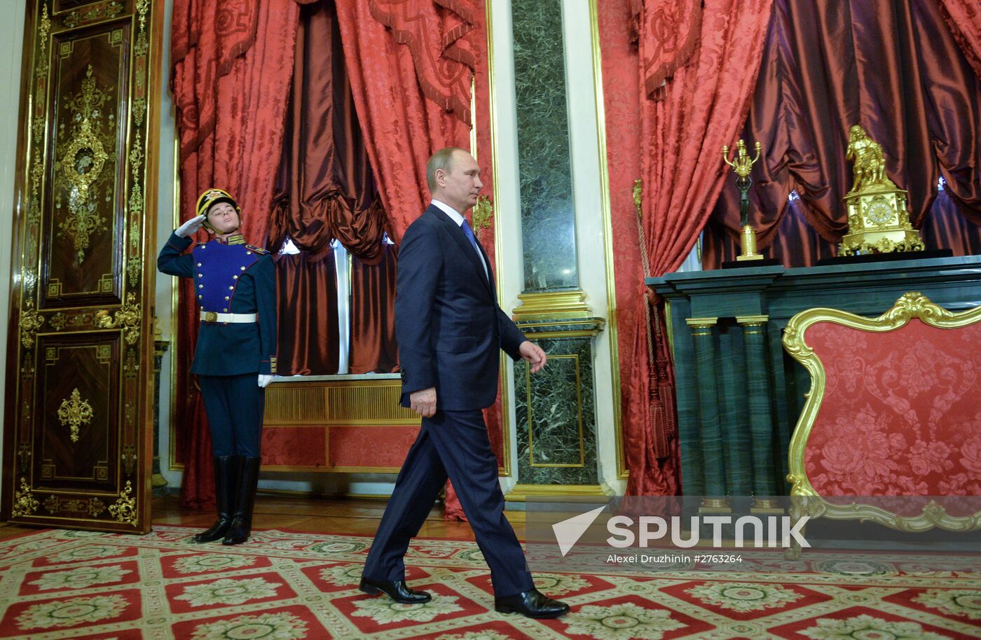 Russian President Vladimir Putin participates in CSTO and Supreme Eurasian Economic Council summits in Moscow