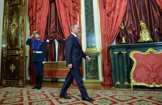 Russian President Vladimir Putin participates in CSTO and Supreme Eurasian Economic Council summits in Moscow