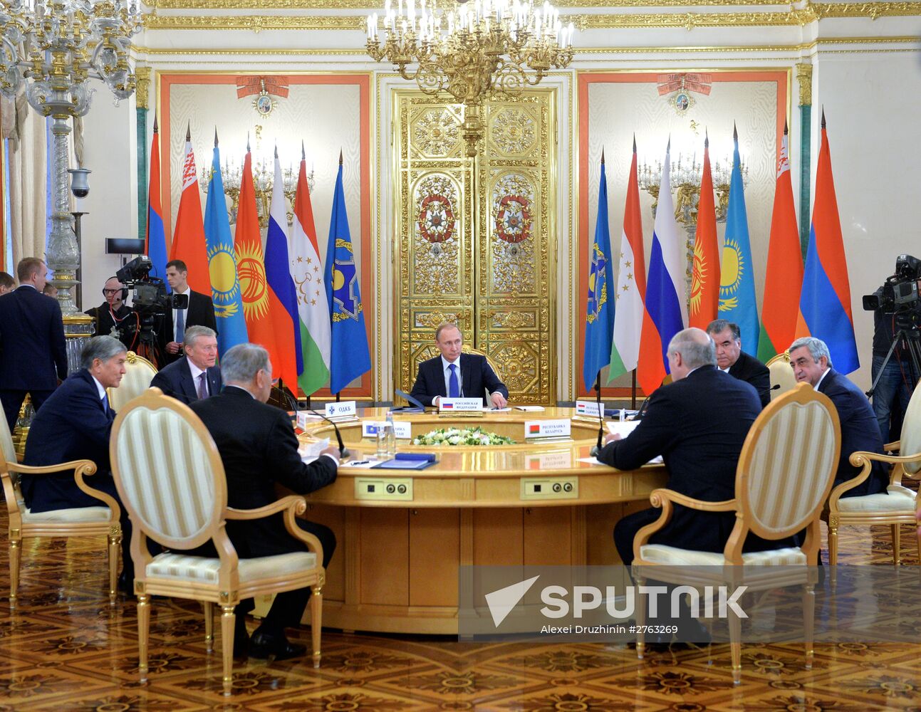 Russian President Vladimir Putin participates in CSTO and Supreme Eurasian Economic Council summits in Moscow