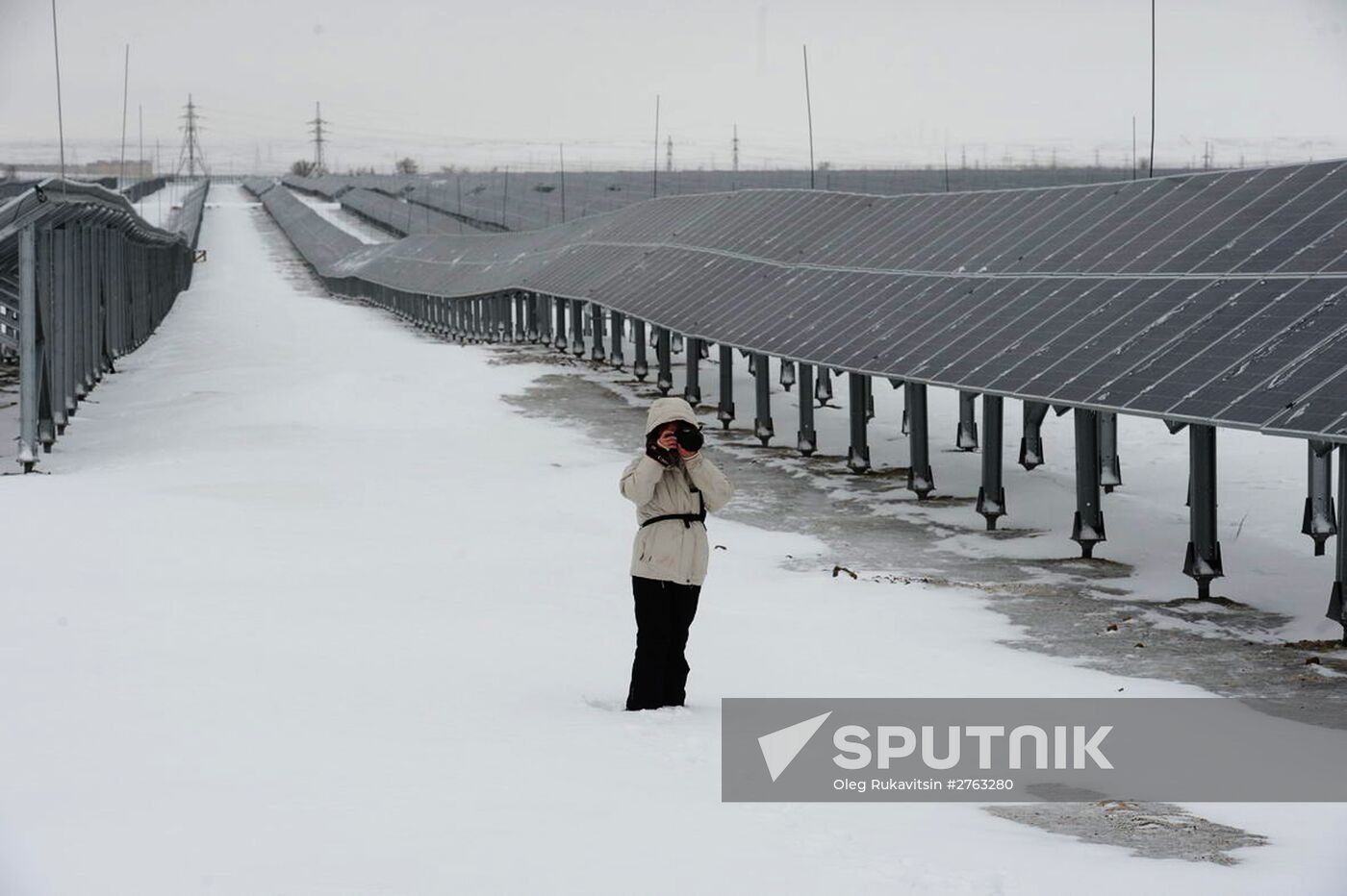 Opening Russia's major solar station in Orenburg Region