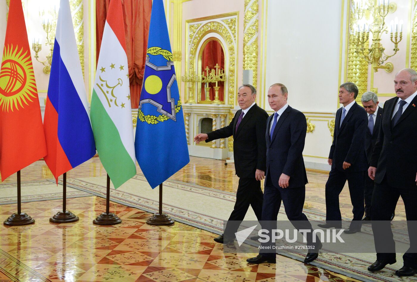 Russian President Vladimir Putin participates in CSTO and Supreme Eurasian Economic Council summits in Moscow