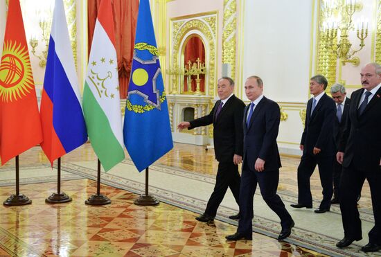 Russian President Vladimir Putin participates in CSTO and Supreme Eurasian Economic Council summits in Moscow