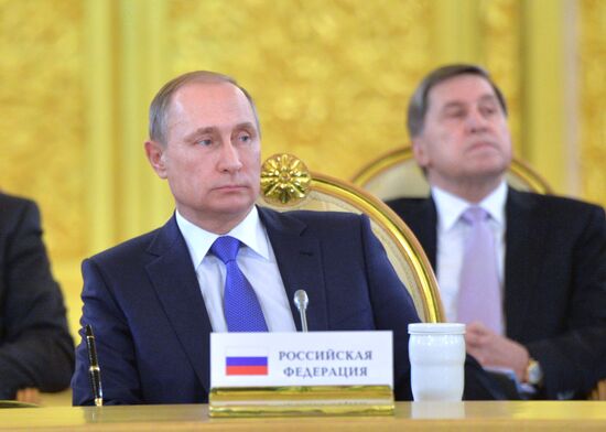 Russian President Vladimir Putin participates in CSTO and Supreme Eurasian Economic Council summits in Moscow