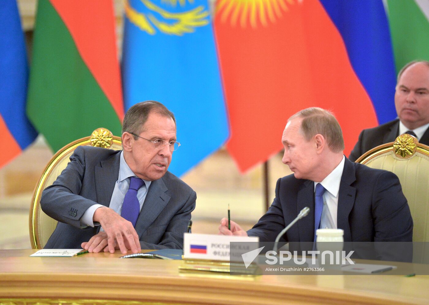 Russian President Vladimir Putin participates in CSTO and Supreme Eurasian Economic Council summits in Moscow