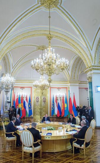 Russian President Vladimir Putin participates in CSTO and Supreme Eurasian Economic Council summits in Moscow