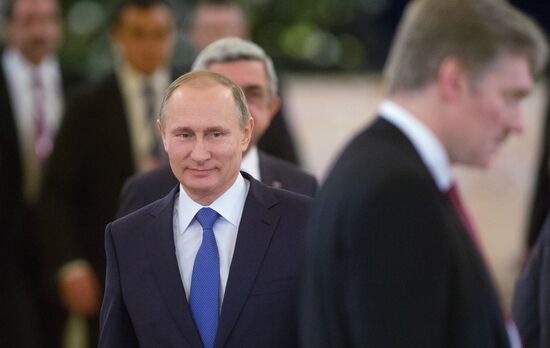 Russian President Vladimir Putin participates in CSTO and Supreme Eurasian Economic Council summits in Moscow