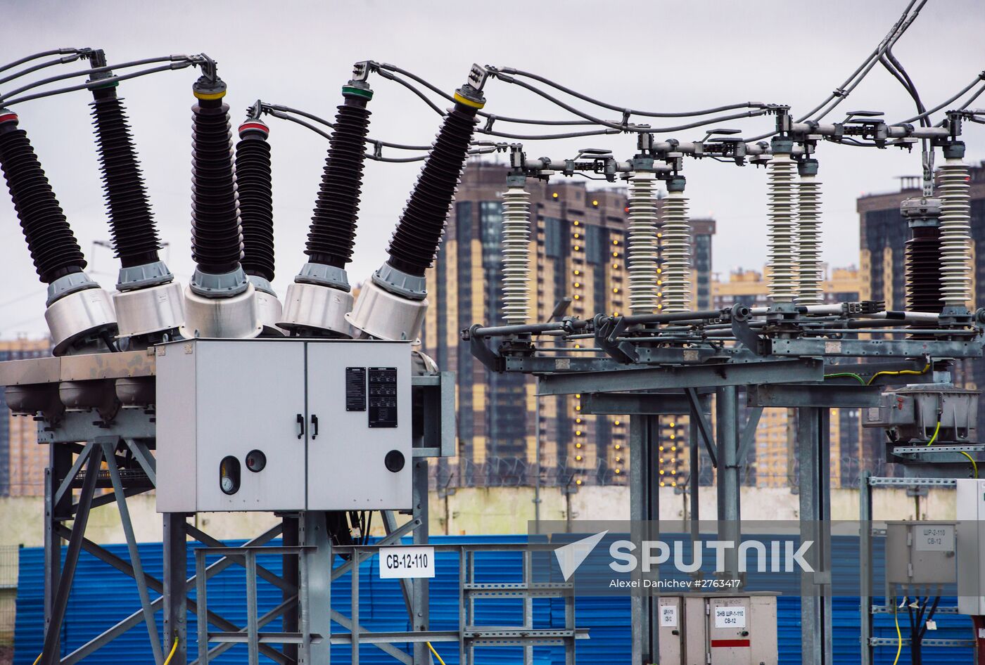 Opening ceremony of FGC UES's branch's new substation in St.Petersburg
