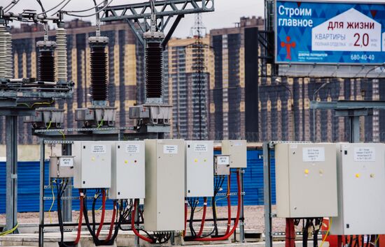 Opening ceremony of FGC UES's branch's new substation in St.Petersburg