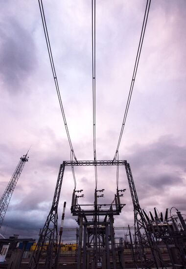Opening ceremony of FGC UES's branch's new substation in St.Petersburg