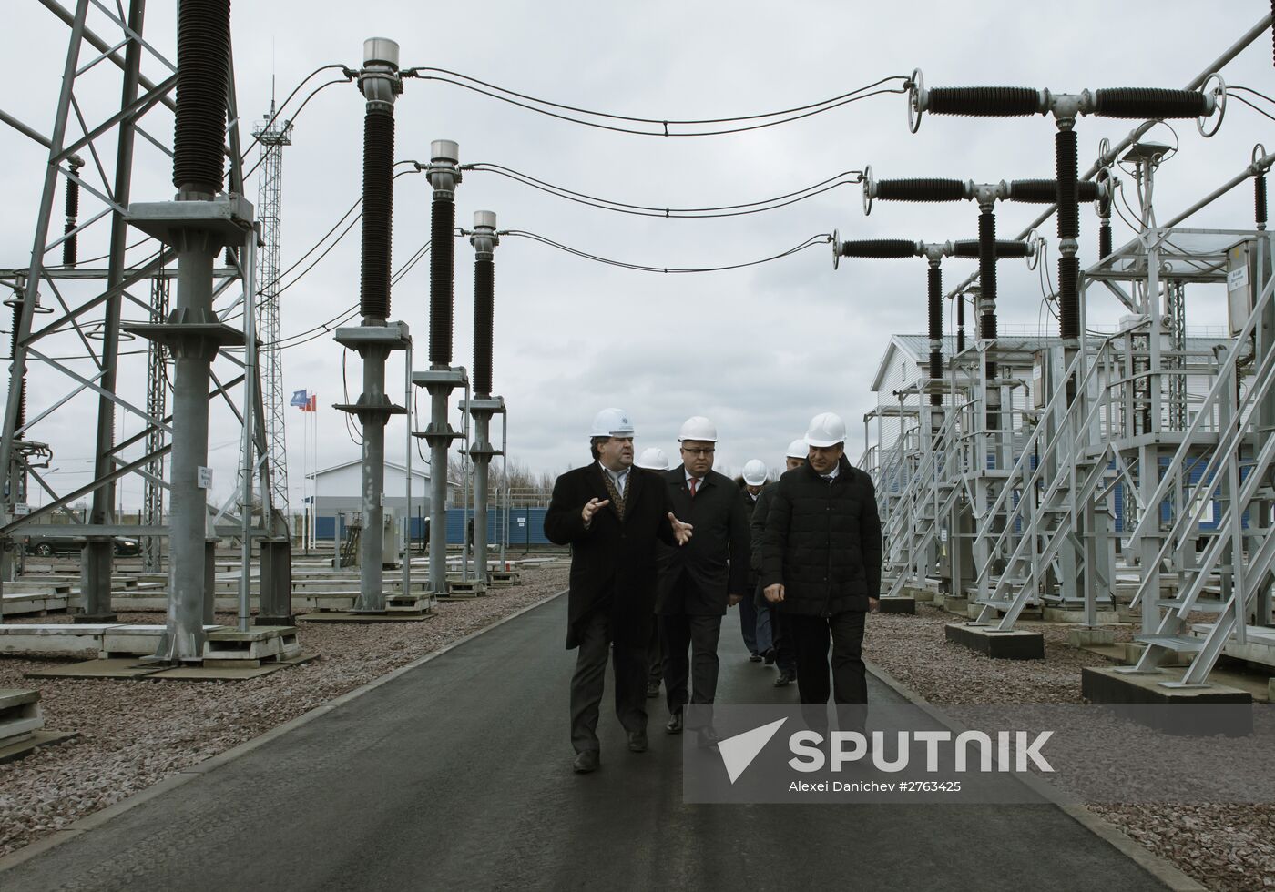 Opening ceremony of FGC UES's branch's new substation in St.Petersburg