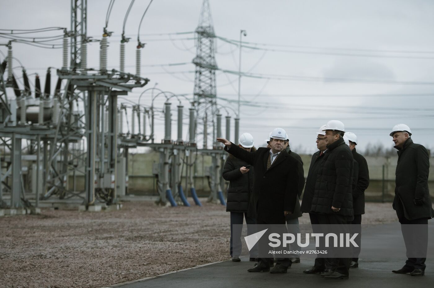 Opening ceremony of FGC UES's branch's new substation in St.Petersburg