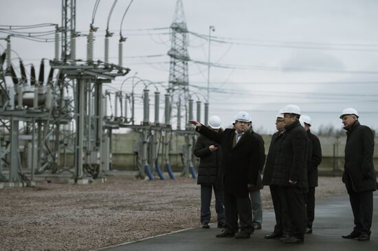 Opening ceremony of FGC UES's branch's new substation in St.Petersburg