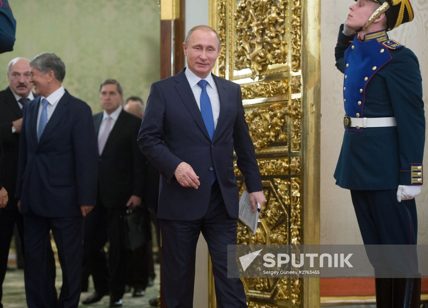 Russian President Vladimir Putin participates in CSTO and Supreme Eurasian Economic Council summits in Moscow