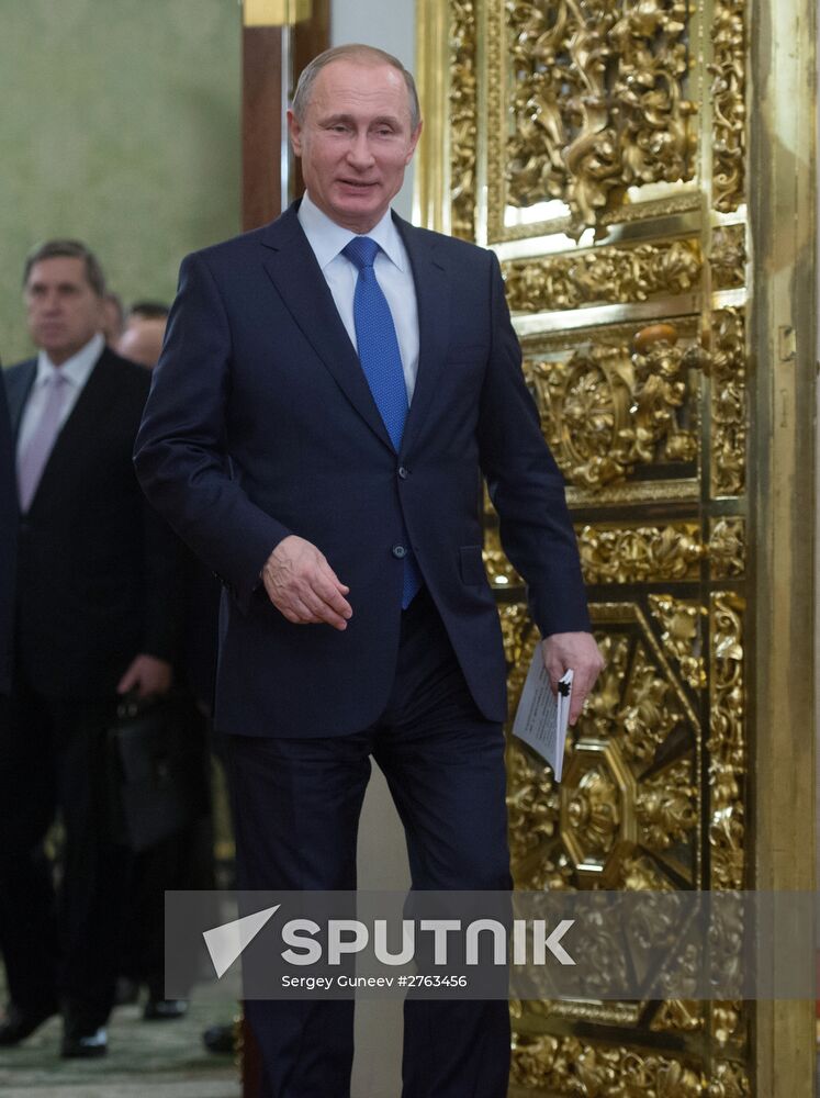 Russian President Vladimir Putin participates in CSTO and Supreme Eurasian Economic Council summits in Moscow