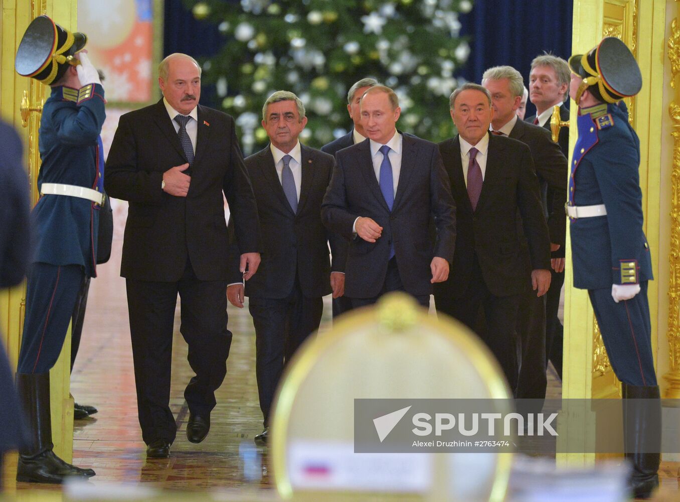 Russian President Vladimir Putin participates in CSTO and Supreme Eurasian Economic Council summits in Moscow