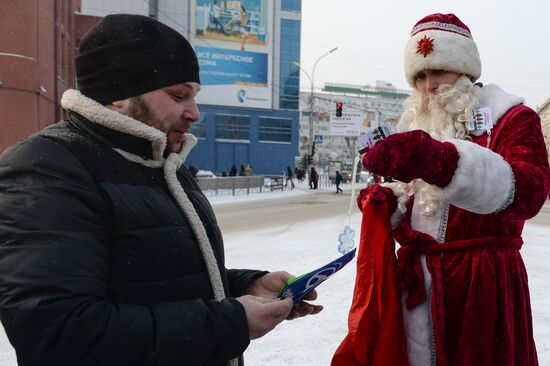 Novosibirsk hosts 'Sober New Year' event