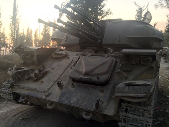 Syrian forces conduct special operation in Damascus suburb