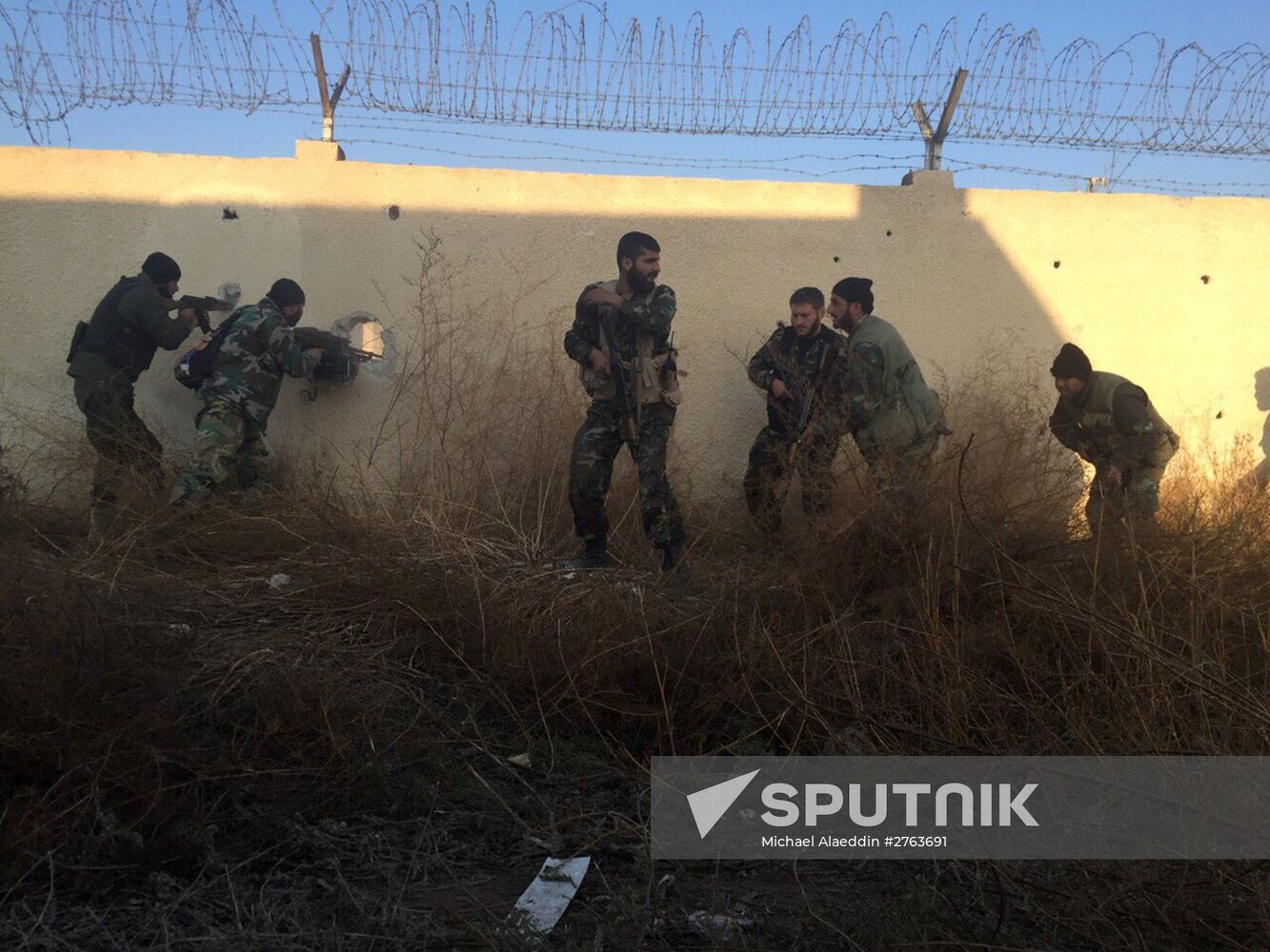 Syrian forces conduct special operation in Damascus suburb