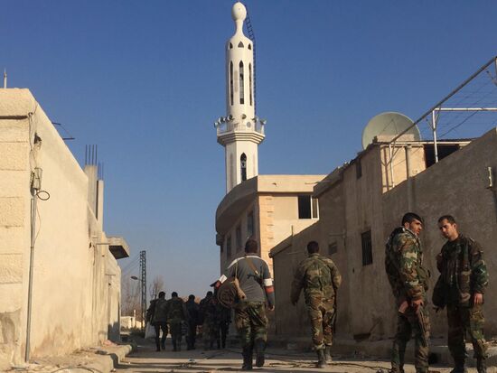 Syrian forces conduct special operation in Damascus suburb