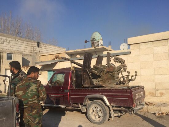 Syrian forces conduct special operation in Damascus suburb