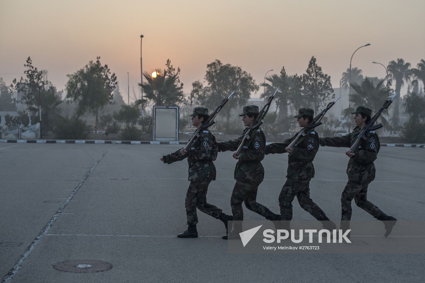 A military academy for women in Damascus