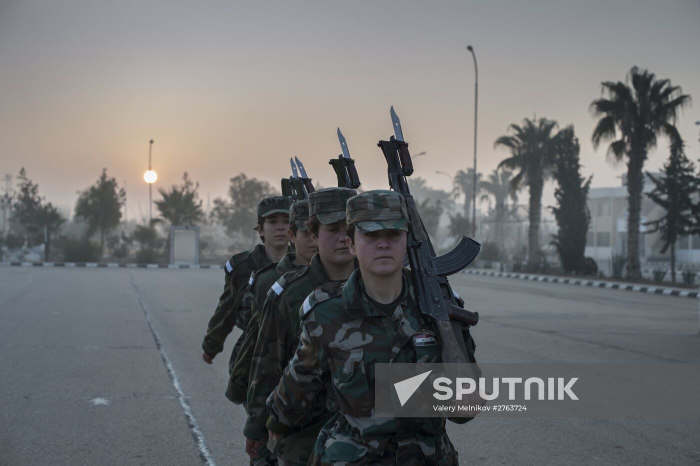 A military academy for women in Damascus