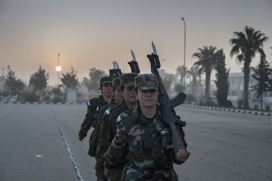 A military academy for women in Damascus