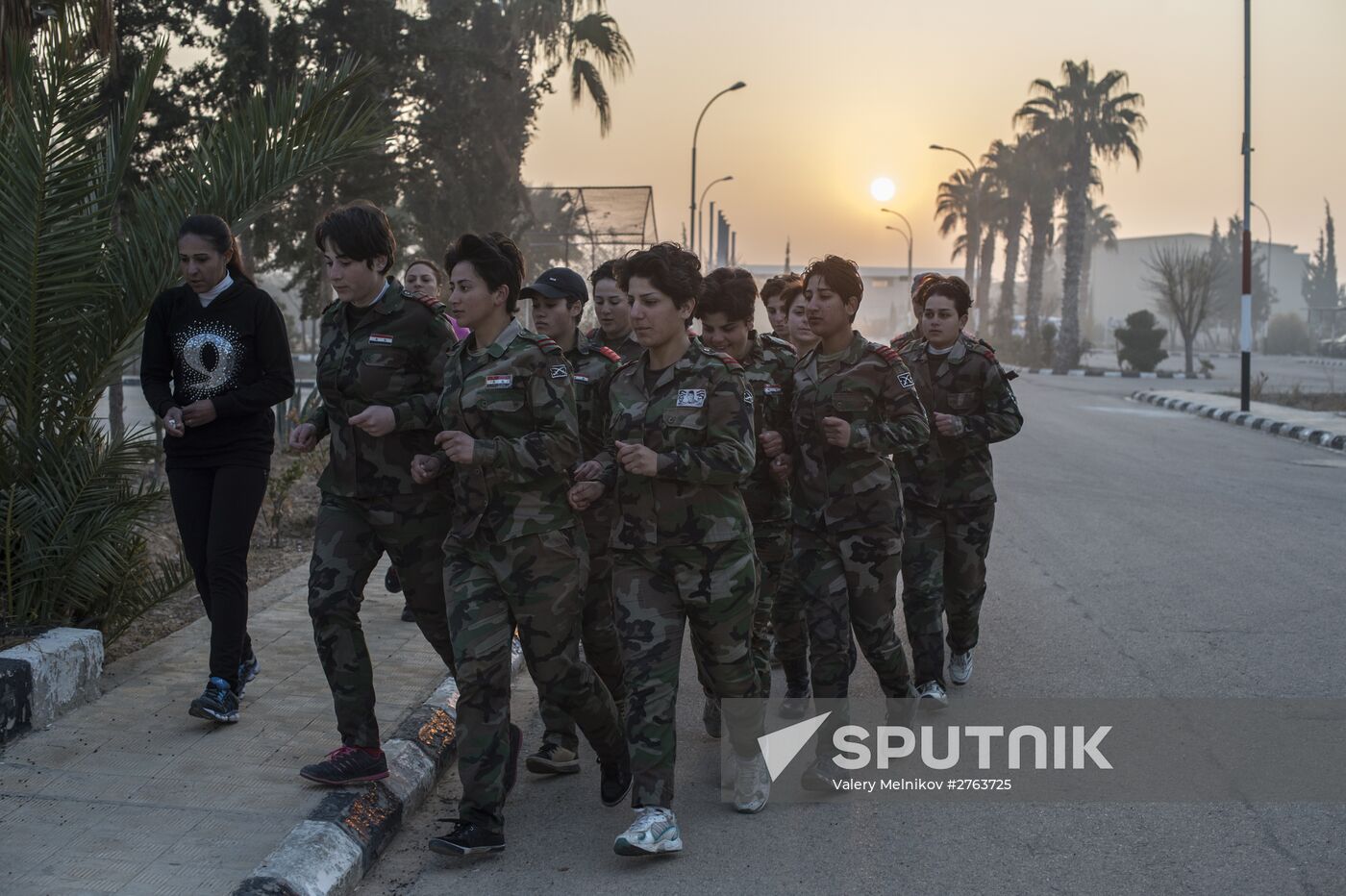 A military academy for women in Damascus