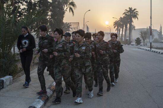 A military academy for women in Damascus