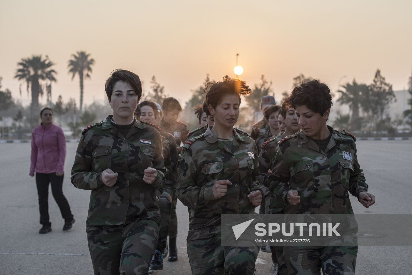 A military academy for women in Damascus