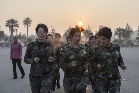A military academy for women in Damascus